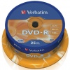 Фото товара DVD-R Verbatim 4.7Gb 16x (25 Pack Cakebox) (43522)
