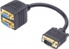 Фото товара Разветвитель VGA Cablexpert 2 порта (CC-VGAX2-20CM)