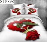 Фото Комплект постельного белья Love You семейный сатин 3D Симпатия stp 898 (0304)