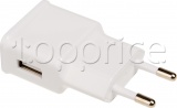 Фото Сетевое З/У USB Grand-X 1A + кабель Micro USB White (CH-765UMW)