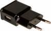Фото товара Сетевое З/У USB Grand-X 1A + кабель Micro USB Black (CH-765UMB)