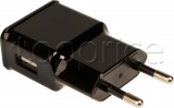 Фото Сетевое З/У USB Grand-X 1A + кабель Micro USB Black (CH-765UMB)