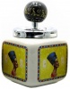 Фото товара Пепельница Darshan с крышкой керамическая "Египет" 15x9x9 см (19801)