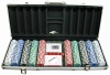 Фото товара Покерный набор Arjuna в кейсе 2 колоды карт + 500 фишек (19311)