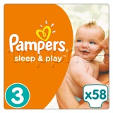 Фото Подгузники детские Pampers Sleep & Play Midi 3 58 шт.