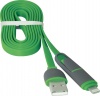 Фото товара Кабель USB2.0 AM -> Lightning/micro-USB Defender USB10-03BP 1 м Green (87489)