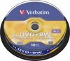 Фото товара DVD+RW Verbatim 4.7Gb 4x (10 Pack Cakebox) Silver (43488)