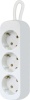 Фото товара Сетевой удлинитель Defender E318 1.8м, 3 розетки, белый (99221)