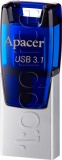 Фото USB флеш накопитель 16GB Apacer AH179 OTG Mobile Blue (AP16GAH179U-1)