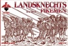 Фото товара Набор фигурок Red Box Ландскнехты (копьеносцы), 16 век (RB72058)