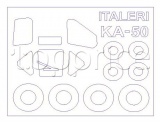 Фото Маска KV Models для модели вертолета Ка-50 Italeri (KVM72714)