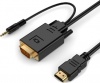 Фото товара Кабель HDMI -> VGA + jack 3.5mm Cablexpert 3 м (A-HDMI-VGA-03-10)