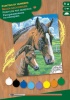Фото товара Рисование по номерам Sequin Art Junior Лошадь и жеребенок (SA0030)
