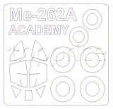 Фото Маска KV Models для модели самолета Me-262A-1a Academy (KVM72532)