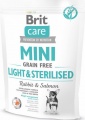 Фото Корм для собак Brit Care GF Mini Light&Sterilised контроль веса 400 г (170786/1074)