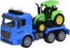 Фото товара Тягач с трактором Same Toy Truck синий со светом и звуком (98-613AUt-2)