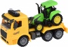 Фото товара Тягач с трактором Same Toy Truck желтый со светом и звуком (98-613AUt-1)