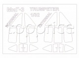Фото Маска KV Models для модели самолета МиГ-3 двухсторонний Trumpeter (KVM32001)