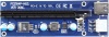 Фото товара Райзер PCI-E x1 to 16x 60см v.006C Dynamode Blue (RX-riser-006c)