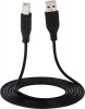 Фото товара Кабель USB2.0 AM -> BM 2E DSTP 1.8 м Black (2E-W-3169m1.8)