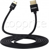 Фото Кабель HDMI -> Mini HDMI 2E Ultra Slim v1.4 2 м Black (2EW-1120-2m)