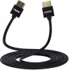 Фото товара Кабель HDMI -> HDMI 2E Ultra Slim v2.0 2 м Black (2EW-1119-2m)