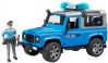 Фото товара Полицейская машина Bruder Land Rover Defender фигурка полицейского 1:16 (02597)