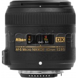 Фото Объектив Nikon 40mm f/2.8G ED AF-S DX Micro (JAA638DA)