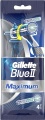 Фото Бритвенные станки одноразовые Gillette BLUEII Max 4 шт. (7702018956661/8700216169097)