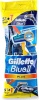 Фото товара Бритвенные станки одноразовые Gillette BLUEII Plus 5 шт. + BLUE 3 1 шт.