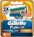 Фото Кассета для бритвы Gillette Fusion ProGlide Power 4 шт. (7702018085576)