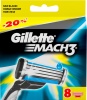 Фото товара Кассета для бритвы Gillette MACH3 8 шт. (3014260243548)