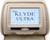 Фото Подголовник с монитором и DVD-проигрывателем KLYDE Ultra 747 HD Beige