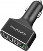 Фото товара Автомобильное З/У RavPower 54W 4xUSB with Quick Charge 3.0 Black (RP-VC003)