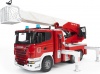 Фото товара Пожарная машина Bruder Scania R-series с лестницей М1:16 (03590)