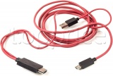 Фото Кабель MHL Micro-USB -> HDMI+USB PowerPlant 1.8 м (CA910861)
