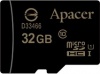 Фото товара Карта памяти micro SDHC 32GB Apacer UHS-I (AP32GMCSH10U1-RA)