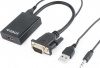 Фото товара Адаптер VGA + jack 3.5mm -> HDMI Cablexpert (A-VGA-HDMI-01)