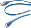 Фото товара Кабель USB2.0 AM -> micro-USB Cellular Line 1 м Blue (USBDATACMICROUSBB)
