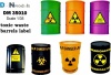 Фото товара Декаль DAN models Этикетки на бочки с токсичными отходами (DAN35010)