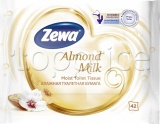 Фото Влажная туалетная бумага Zewa Almond Milk 42 шт. (7322540796179)