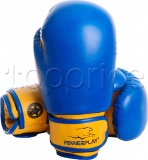 Фото Перчатки боксерские PowerPlay 3004 Blue/Yellow 6oz