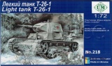 Фото Модель UMT Советский легкий танк Т-26-1, образца 1939 (UMT218)