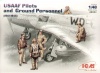 Фото товара Набор фигурок ICM Пилоты и техники ВВС США (1941-1945) (ICM48083)