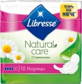 Фото Женские гигиенические прокладки Libresse Natural Care Ultra Normal 10 шт. (7322540523300)