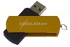 Фото товара USB флеш накопитель 16GB Exceleram P2 Series Gold/Black (EXP2U2GOB16)