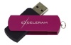 Фото товара USB флеш накопитель 16GB Exceleram P2 Series Purple/Black (EXP2U2PUB16)
