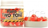 Фото Бойлы Dynamite Baits Two Tone Strawberry & Coconut Cream Fluro Pop-Ups 20мм 100 г (DY594)