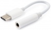 Фото товара Адаптер USB Type C -> Audio 3.5mm Cablexpert White (CCA-UC3.5F-01-W)