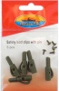 Фото товара Безопасная клипса Fishing ROI Safety lead Clips with pin Green (N8066)